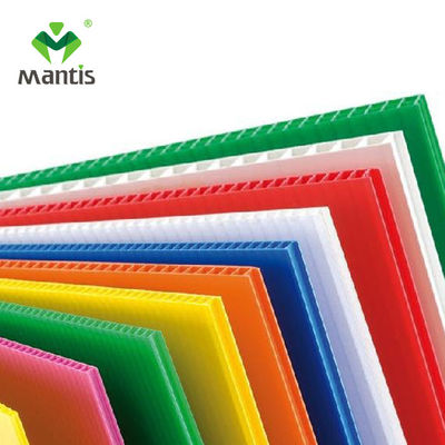 Bảng Coroplast màu vàng trắng 5 mm Coroplast 4 X 8 Sheets Có thể tái chế