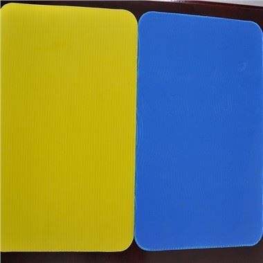 PP Hollow Board Màu vàng Coroplast Nhựa Tông Tường đôi Hồ sơ