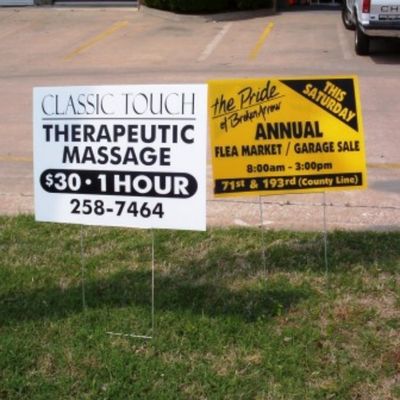 ODM Tấm nhựa Yard Sign Trang trí Coroplast 5mm Corflute Sign