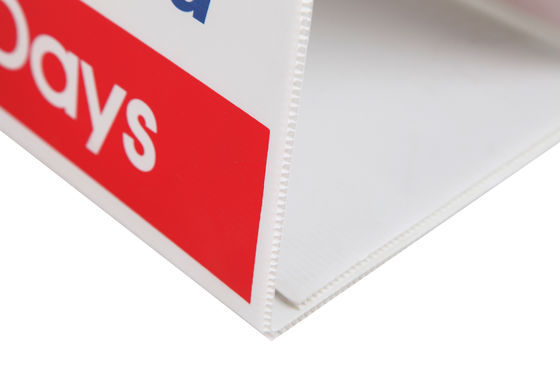 PP Triangle Corflute Signs Coroplast A Frame Bảo vệ môi trường