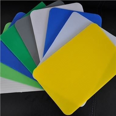 Tấm PP Twinwall chống tĩnh điện Tấm PP ngoài trời màu vàng không thấm nước