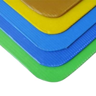 Tấm nhựa lớp sóng 3 mm 4 mm Tấm đệm lớp PP màu xanh lá cây không thấm nước