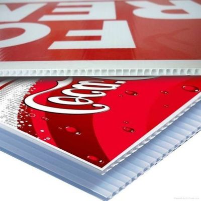 Dấu hiệu Corflute bất động sản 3 mm Kháng UV Tấm lõi nhựa