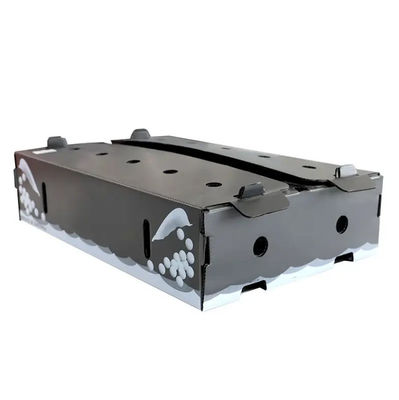 Hộp đựng rau PP Corflute đen cho trái cây và cá