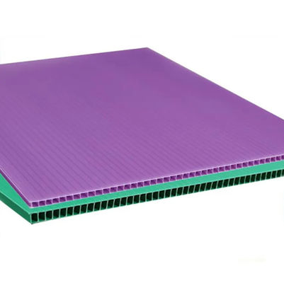 Tấm Coroplast Polypropylen Tấm nhựa rỗng tái chế nhẹ