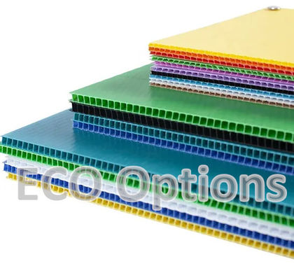 tái chế PP dải nhựa đục lỏng Corflute Board tùy chỉnh bảo vệ ECO